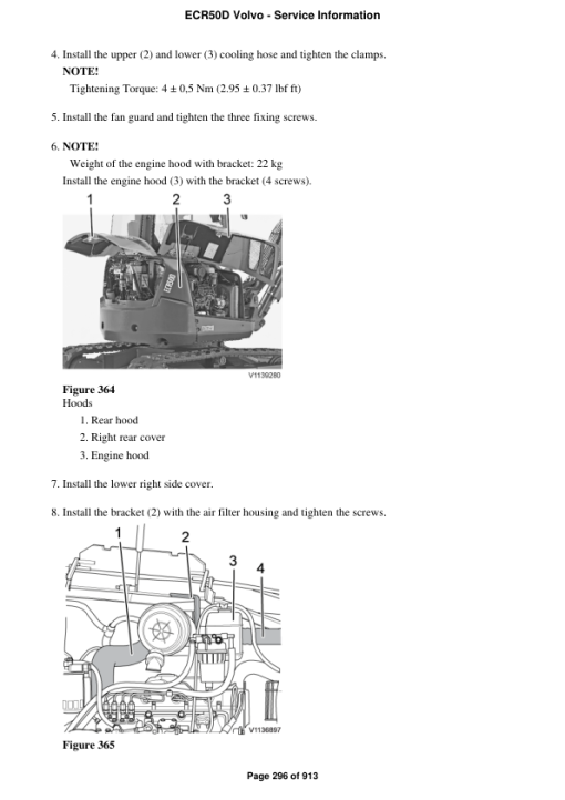 Volvo ECR50D Compact Excavator Repair Service Manual - Image 2