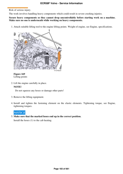 Volvo ECR58F Compact Excavator Repair Service Manual - Image 2