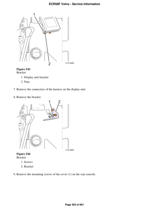 Volvo ECR58F Compact Excavator Repair Service Manual - Image 4