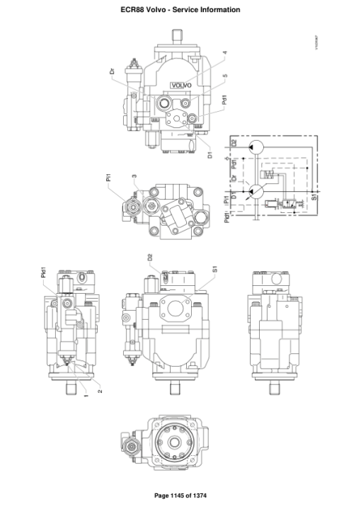 Volvo ECR88 Compact Excavator Repair Service Manual - Image 2