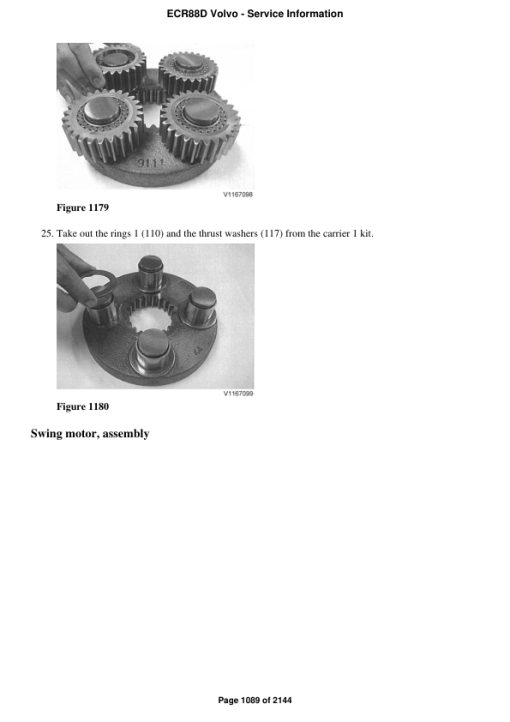 Volvo ECR88D Compact Excavator Repair Service Manual - Image 2