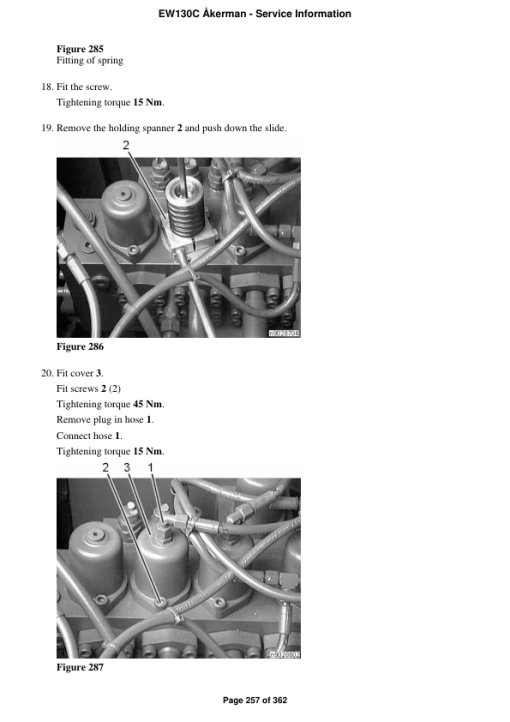 Volvo EW130C Åkerman Excavator Repair Service Manual - Image 4