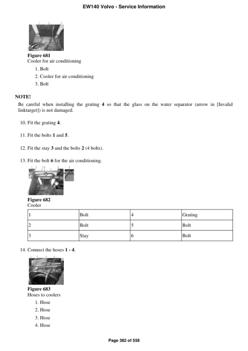 Volvo EW140 Excavator Repair Service Manual - Image 4