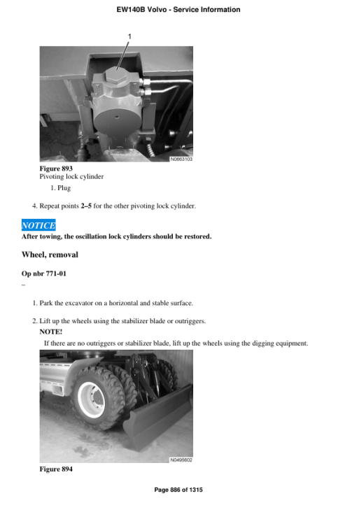 Volvo EW140B Excavator Repair Service Manual - Image 5