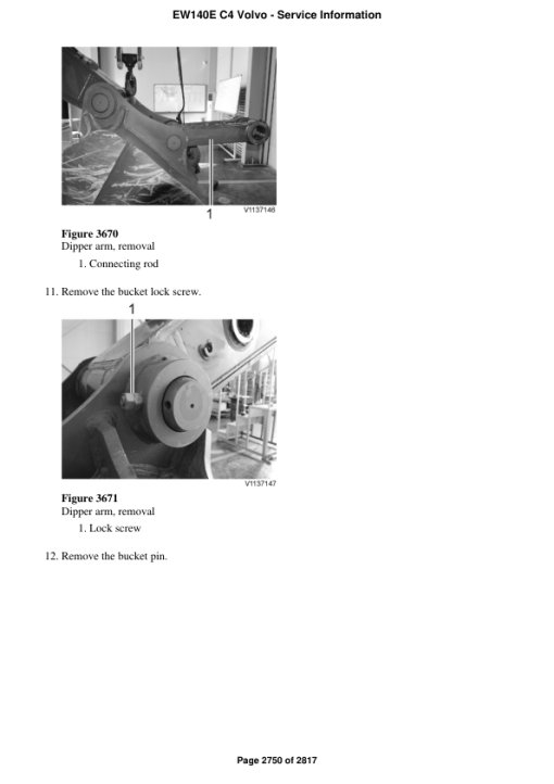 Volvo EW140E C4 Excavator Repair Service Manual - Image 4