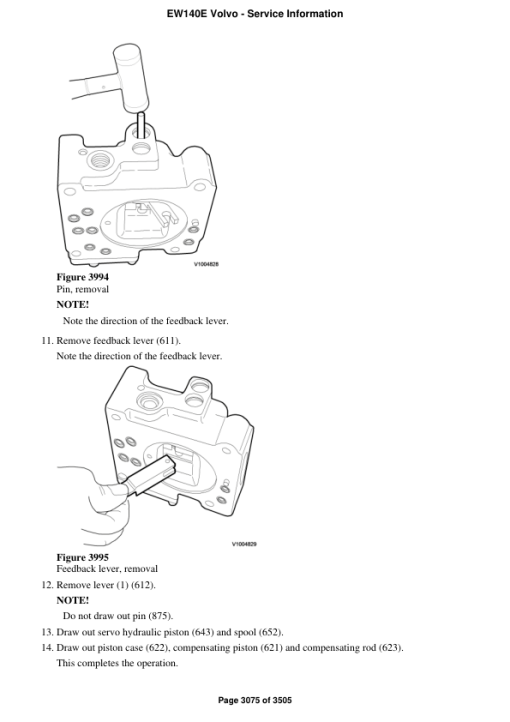 Volvo EW140E Excavator Repair Service Manual - Image 5