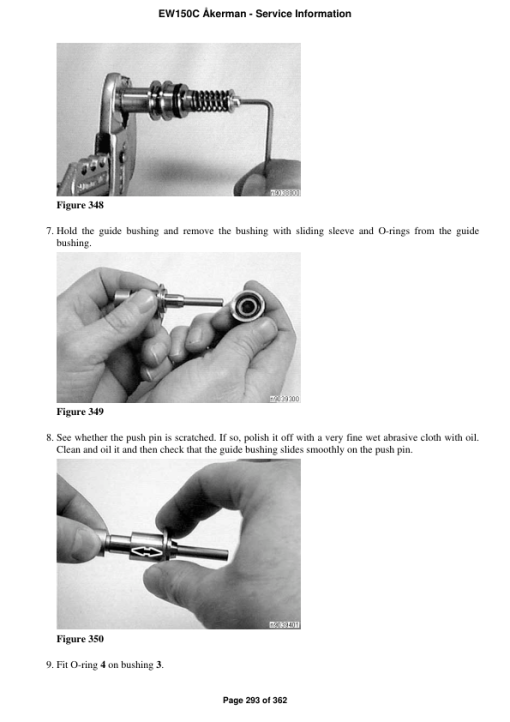 Volvo EW150C Åkerman Excavator Repair Service Manual - Image 5