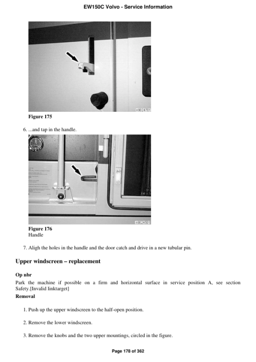 Volvo EW150C Excavator Repair Service Manual - Image 2