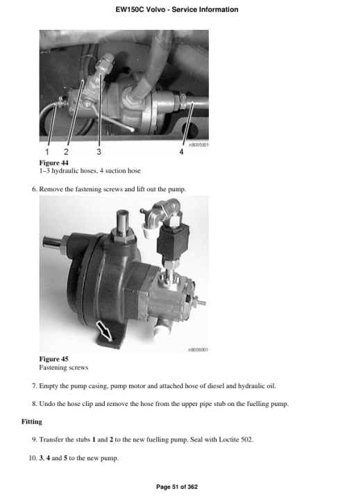 Volvo EW150C Excavator Repair Service Manual - Image 5