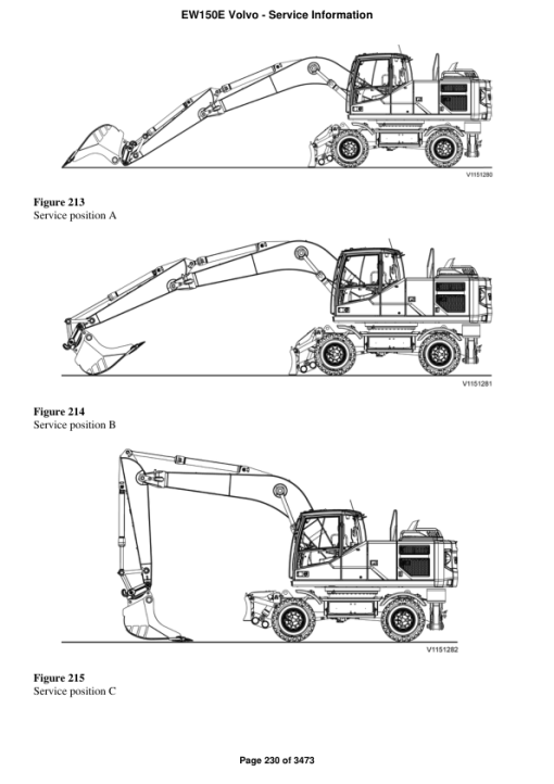 Volvo EW150E Excavator Repair Service Manual - Image 3