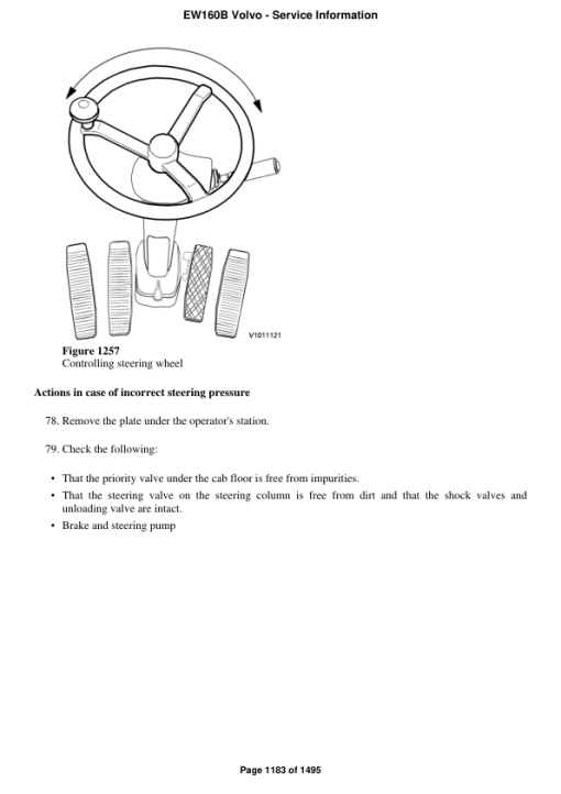 Volvo EW160B Excavator Repair Service Manual - Image 2