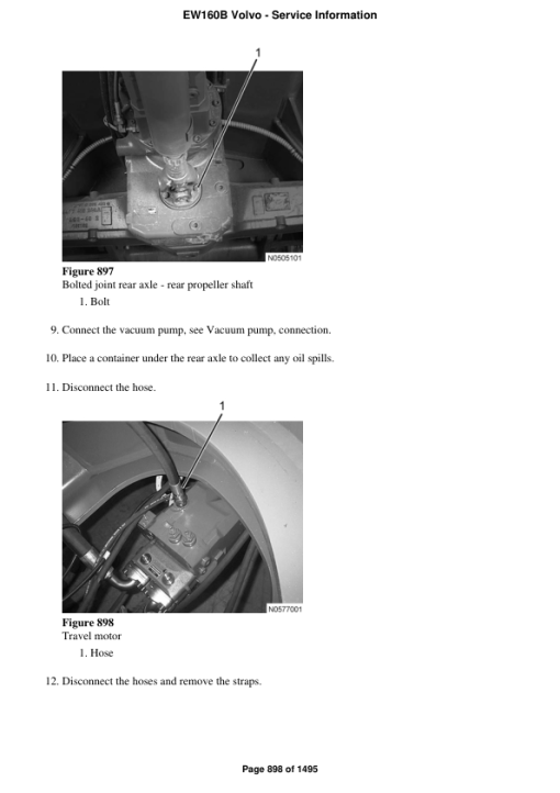 Volvo EW160B Excavator Repair Service Manual - Image 5