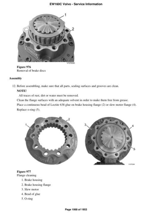 Volvo EW160C Excavator Repair Service Manual - Image 2