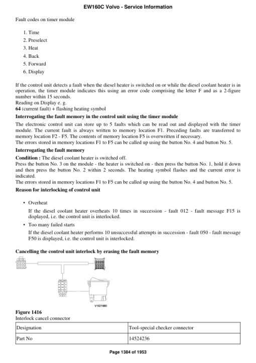 Volvo EW160C Excavator Repair Service Manual - Image 3