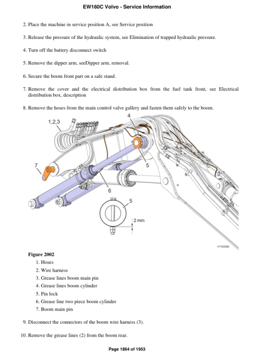 Volvo EW160C Excavator Repair Service Manual - Image 4