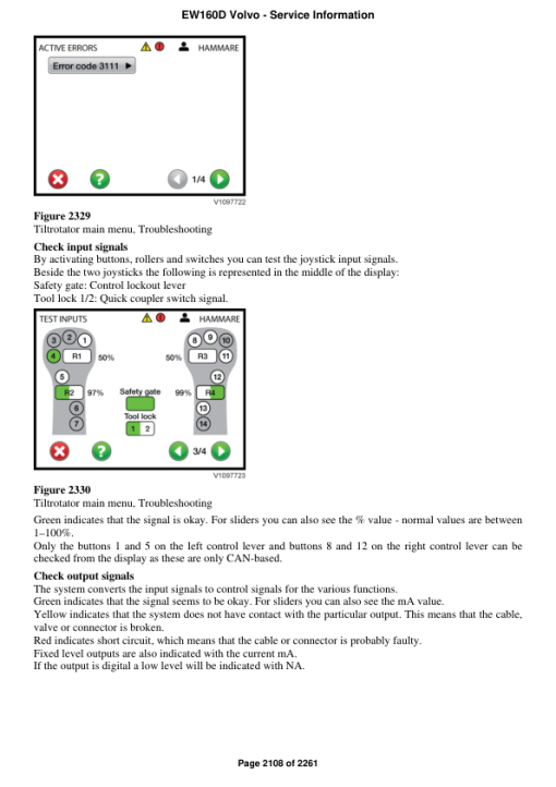 Volvo EW160D Excavator Repair Service Manual - Image 4