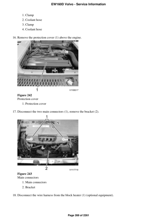 Volvo EW160D Excavator Repair Service Manual - Image 5