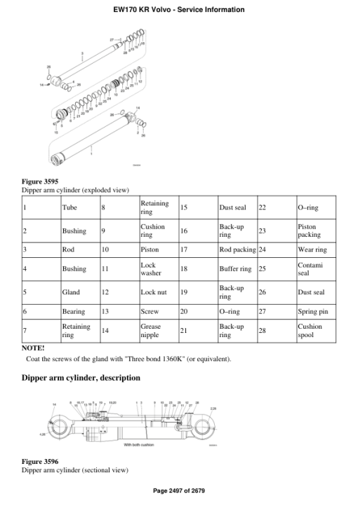 Volvo EW170 KR Excavator Repair Service Manual - Image 4