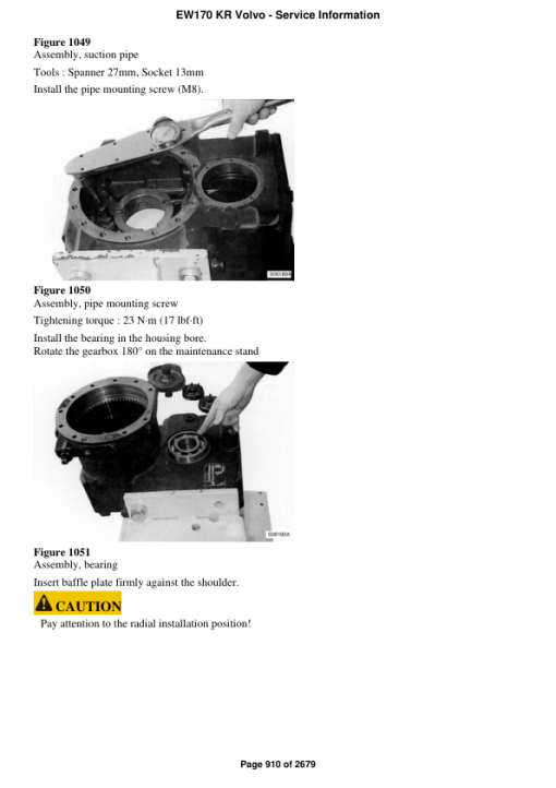 Volvo EW170 KR Excavator Repair Service Manual - Image 5