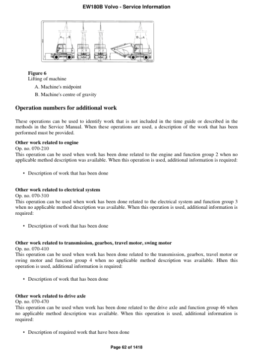 Volvo EW180B Excavator Repair Service Manual - Image 4