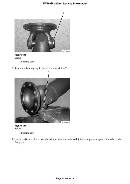 Volvo EW180B Excavator Repair Service Manual - Image 5