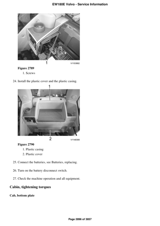 Volvo EW180E Excavator Repair Service Manual - Image 3