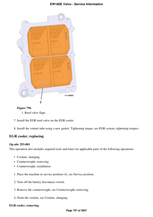 Volvo EW180E Excavator Repair Service Manual - Image 5