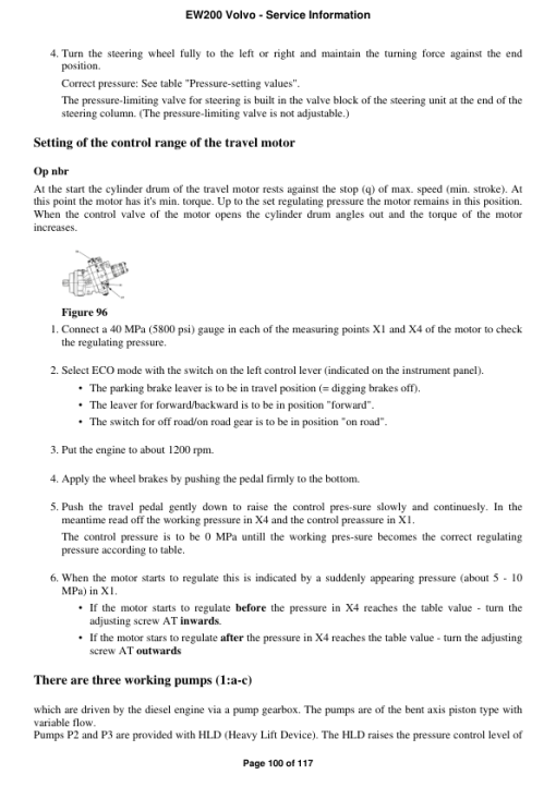 Volvo EW200 Excavator Repair Service Manual - Image 2