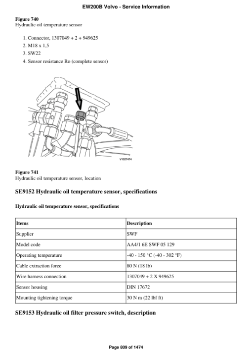 Volvo EW200B Excavator Repair Service Manual - Image 5