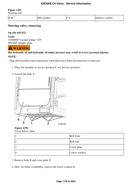 Volvo EW205E C4 Excavator Repair Service Manual - Image 2