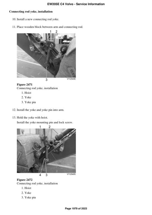 Volvo EW205E C4 Excavator Repair Service Manual - Image 3