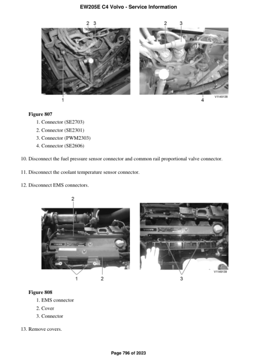 Volvo EW205E C4 Excavator Repair Service Manual - Image 5