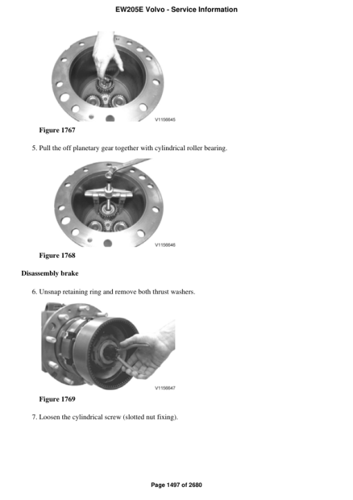 Volvo EW205E Excavator Repair Service Manual - Image 3