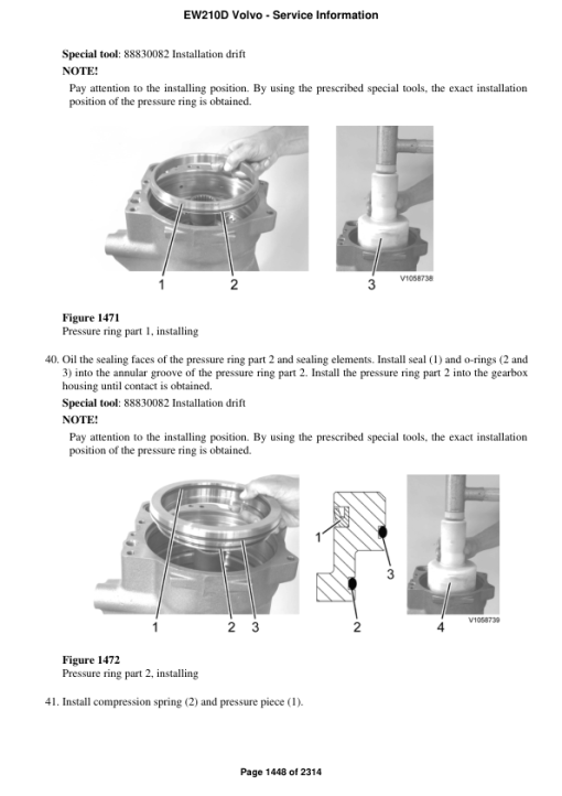 Volvo EW210D Excavator Repair Service Manual - Image 2