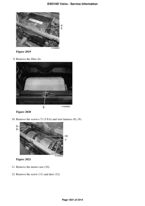 Volvo EW210D Excavator Repair Service Manual - Image 3