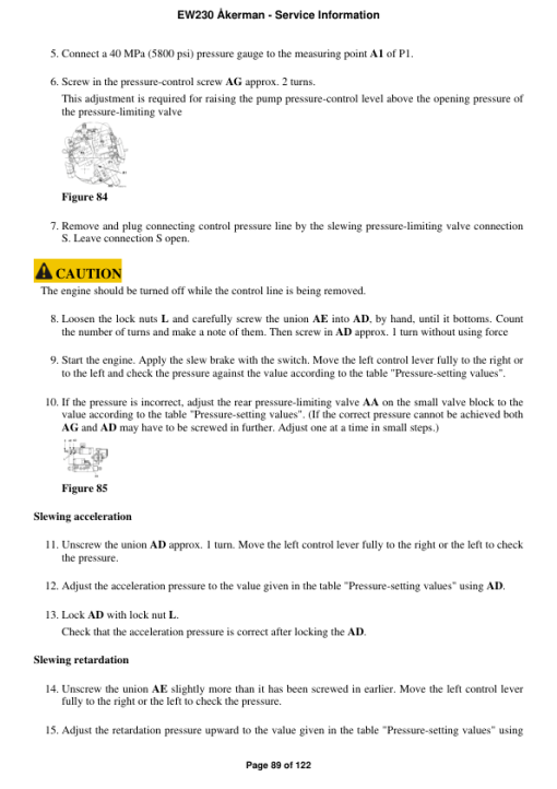 Volvo EW230 Åkerman Excavator Repair Service Manual - Image 4