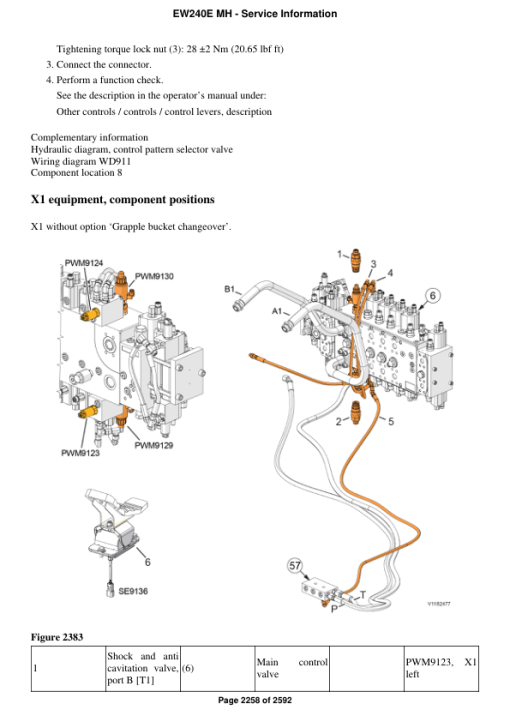 Volvo EW240E MH Excavator Repair Service Manual - Image 3