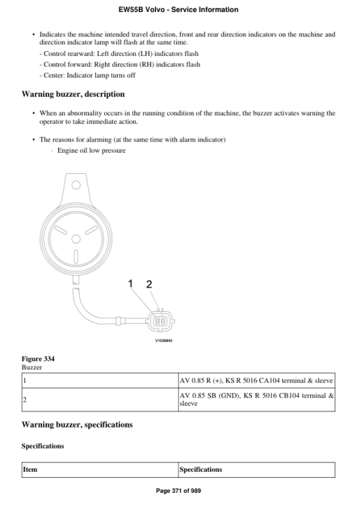 Volvo EW55B Compact Excavator Repair Service Manual - Image 2