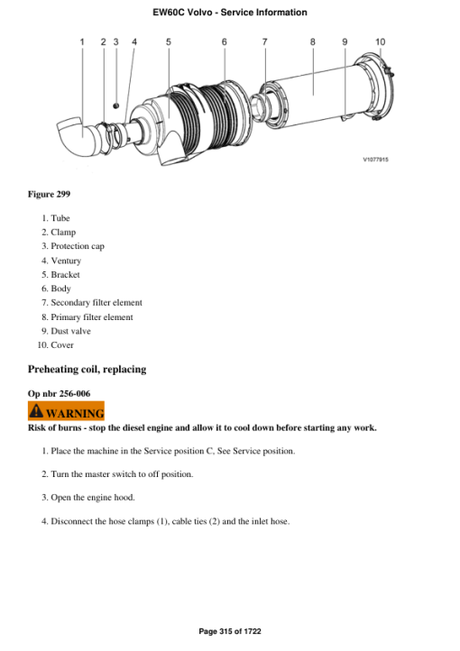 Volvo EW60C Compact Excavator Repair Service Manual - Image 4