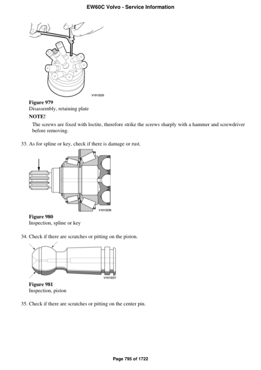 Volvo EW60C Compact Excavator Repair Service Manual - Image 5