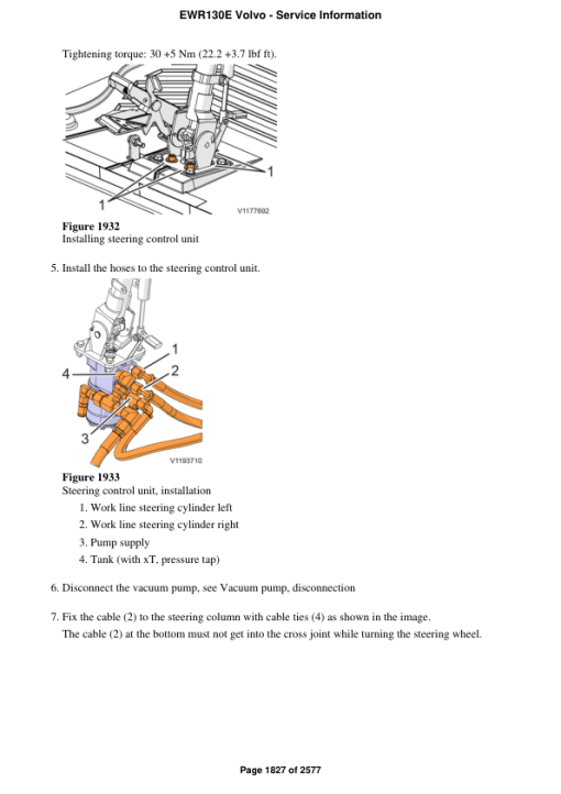 Volvo EWR130E Excavator Repair Service Manual - Image 4