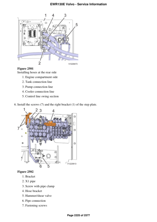 Volvo EWR130E Excavator Repair Service Manual - Image 5