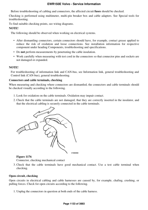 Volvo EWR150E Excavator Repair Service Manual - Image 2