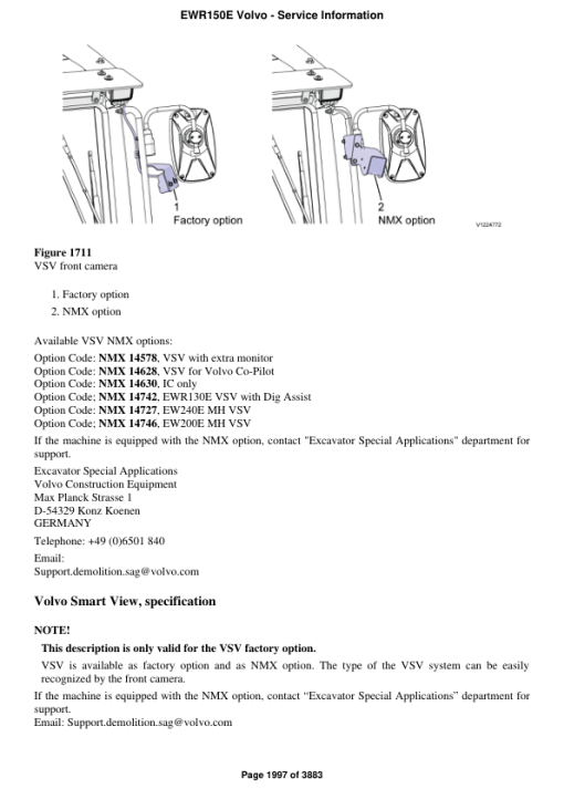 Volvo EWR150E Excavator Repair Service Manual - Image 3