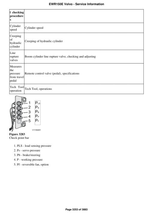 Volvo EWR150E Excavator Repair Service Manual - Image 5