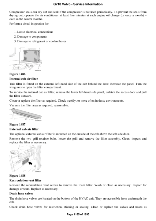 Volvo G710 Motor Grader Repair Service Manual - Image 2