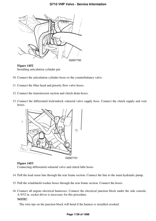 Volvo G710 VHP Motor Grader Repair Service Manual - Image 2