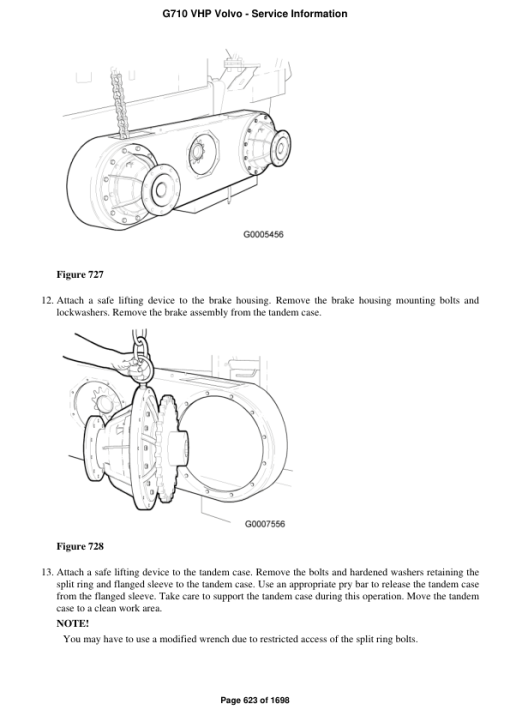 Volvo G710 VHP Motor Grader Repair Service Manual - Image 4