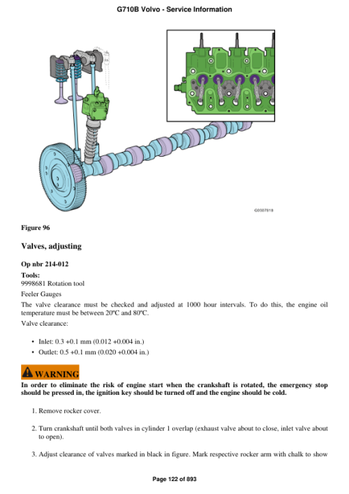 Volvo G710B Motor Grader Repair Service Manual - Image 2