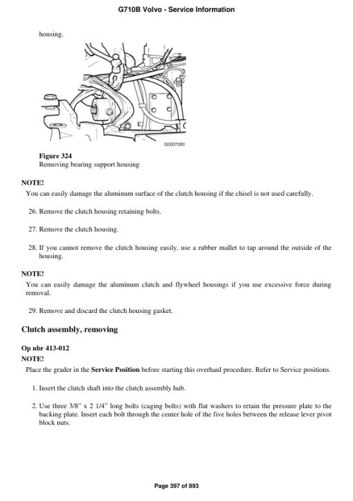 Volvo G710B Motor Grader Repair Service Manual - Image 3